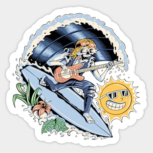 Surf Rock Sticker